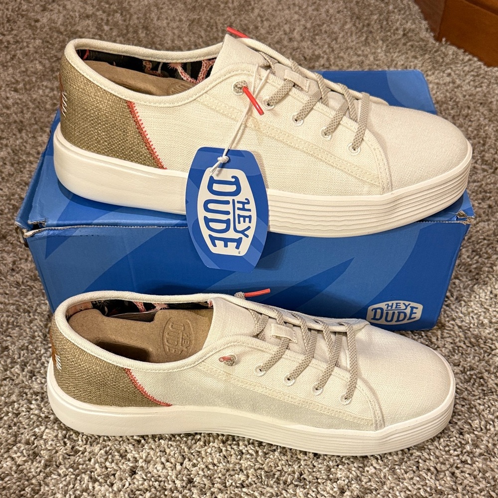 Hey Dude Women’s Cody W Craft Linen Sneakers